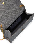 Kate Monogram Medium Tassel Shoulder Bag, Gold/Silver