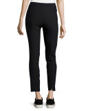 Seamed Cotton-Stretch Trousers