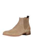 Eldridge Suede Chelsea Boot, Brown
