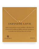 Infinite Love Gold-Dipped Infinity Necklace