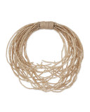 Beaded Choker Necklace, Grain