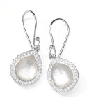 Rock Candy Diamond Doublet Teardrop Earrings, 4/5"L