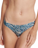 Jakarta Thai Hipster Swim Bottom, Blue