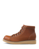 Devy 1955 Lace-Up Low Ankle Boot, Peanut