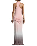 Hamptons Racerback Ombre Maxi Dress, Melon Ombre