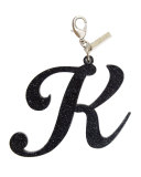 Alphabet K Bag Charm, Starlight Silver