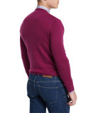 Crown Pin-Plaid Long-Sleeve Sport Shirt