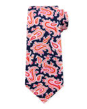 Paisley-Print Silk Tie
