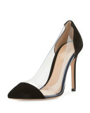 Plexi Velvet Illusion 105mm Pump, Black