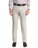 Linen Five-Pocket Pants