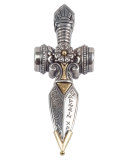 Men's Aeolus Sun of Vergina Coin Pendant