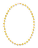 Single Short Lush Necklace in 24K Gold, 18"