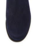 50/50 Suede Over-the-Knee Boot, Nice Blue