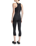 Studio Mesh-Panel Athletic Tank Top