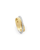 Goa 18K Gold Diamond Crossover Ring