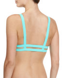 Neutra Solid Strappy-Back Swim Top