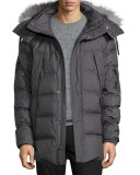Altitude Down Parka w/Fur Trim, Fog