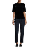 Slim Lounge Pants, Coastal Blue