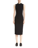 Jersey Pencil Skirt, Black