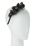 Alchemia Silk Flower Headband, Black