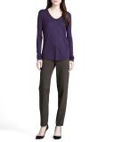 Relaxed Stretch-Wool Trousers