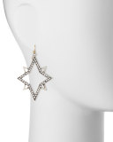 Nova Crystal Star Drop Earrings