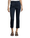 Flat-Front Chino Pants