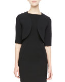 Gabardine Shrug, Black