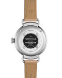 38mm Canfield Alligator Strap Watch, Pink/Silver