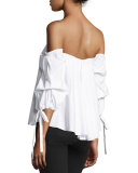 Gabriella Off-The-Shoulder Bustier Top
