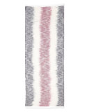 Woven Cotton Ombre Scarf, Navy