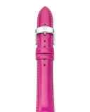 16mm Leather Watch Strap, Pink