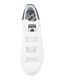 Stan Smith Triple-Strap Sneaker, White/Black
