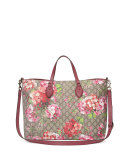 GG Blooms Top-Handle Tote Bag, Rose/Multi