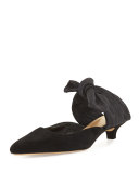 Coco Suede 40mm Mule, Black