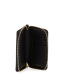 Thea Zip-Around Smartphone Wristlet, Black