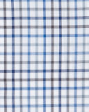 Box Check Dress Shirt, Blue/Charcoal/White