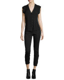 Field Cargo Cropped Pants, Dark Gray
