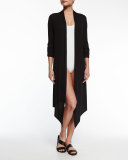 Michi Open-Front Midi Cardigan