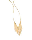 14K Mega Fringe Pendant Necklace