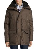 Tech N3-B Snorkel Hooded Coat, Brown