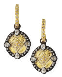 Shield Drop Earrings