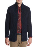 Rooster Long-Sleeve Woven Shirt, Red