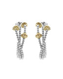Icon Caviar 30mm Hoop Earrings