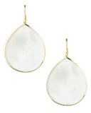 Mother of Pearl Slice Earrings