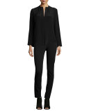 Hanne Mid-Rise Leggings, Black