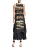 Rachel Sleeveless Printed Top, Maroc Print/Black