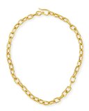 Cadene 22K Gold Link Necklace, 15"
