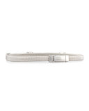 Masai 18K White Gold Bracelet with Three Diamond Stations