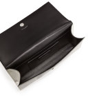 Kate Monogram Tassel Clutch Bag, Silver